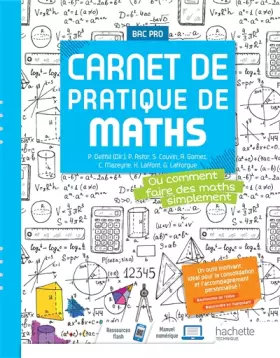 Couverture du produit · Carnet de pratique de Maths Bac Pro - Cahier de consolidation - Éd. 2021