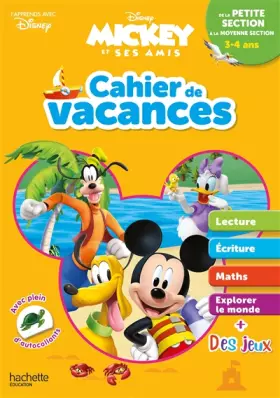 Couverture du produit · Disney - Mickey - De la Petite à la Moyenne Section - Cahier de vacances 2025