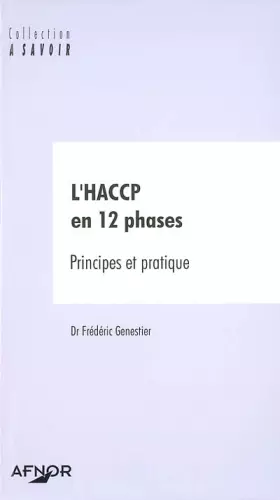 Couverture du produit · L'HACCP en 12 phases : Principes et Pratique