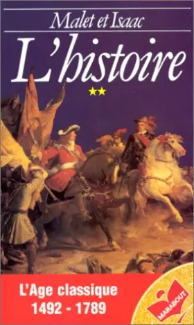 Couverture du produit · L'histoire. L'âge classique, tome 2