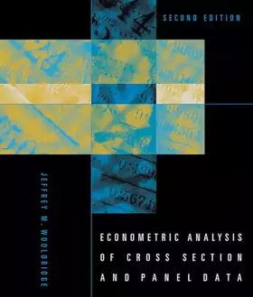 Couverture du produit · Econometric Analysis of Cross Section and Panel Data, second edition (Mit Press)