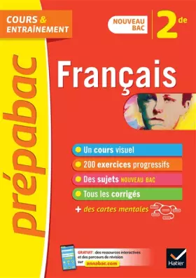 Couverture du produit · Prépabac Français 2de: nouveau programme de Seconde