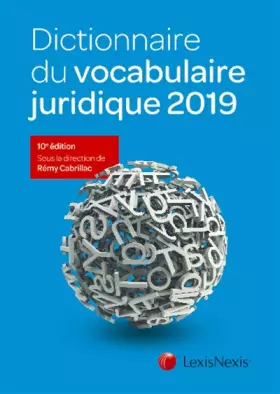 Couverture du produit · Dictionnaire du vocabulaire juridique 2019