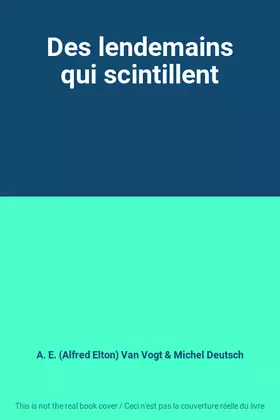 Couverture du produit · Des lendemains qui scintillent