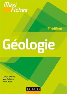 Couverture du produit · Maxi fiches - Géologie - 4e éd.