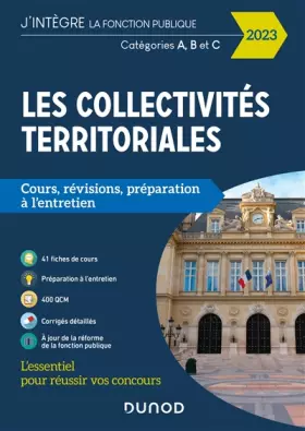 Couverture du produit · Les collectivités territoriales - 2023: Catégories A, B et C (2023)