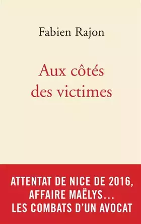 Couverture du produit · Aux côtés des victimes