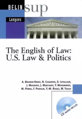 Couverture du produit · The English of Law: US Law & Politics (1CD audio)