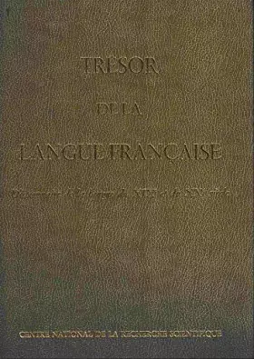 Couverture du produit · Trésor de la langue française, tome 3 - Ange - Badin : Dictionnaire de la langue du 19e et du 20e siècle