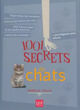 Couverture du produit · 1001 secrets de chats : Avec une élégante carte offerte