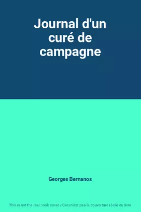 Couverture du produit · Journal d'un curé de campagne