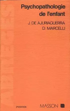 Couverture du produit · Psychopathologie de l'enfant