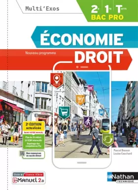 Couverture du produit · Economie-Droit - 2de/1re/Tle Bacs Pro Tertiaires