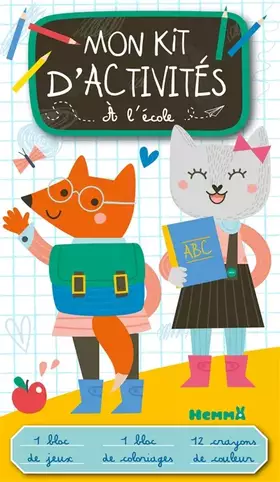 Couverture du produit · A l'école - Mon Kit d'activités