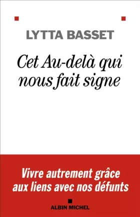 Couverture du produit · Cet au-delà qui nous fait signe