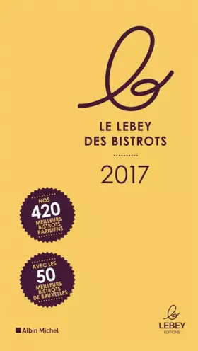 Couverture du produit · Le Lebey des bistrots 2017