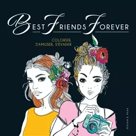 Couverture du produit · Black coloriage Best friends forever