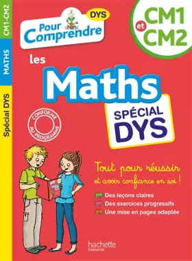 Couverture du produit · Pour Comprendre Maths CM1-CM2 - Spécial DYS (dyslexie) et difficultés d'apprentissage