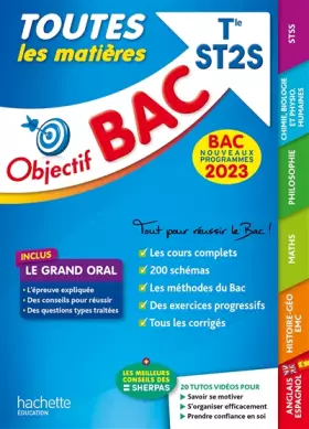 Couverture du produit · Objectif BAC 2023 - Term ST2S Toutes les matières