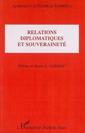Couverture du produit · Relations diplomatiques et souveraineté