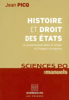 Couverture du produit · Histoire et Droit des Etats: La souveraineté dans le temps et l'espace européens