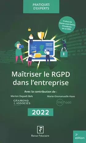 Couverture du produit · Maitriser le RGPD dans l'entreprise 2022