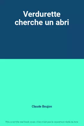 Couverture du produit · Verdurette cherche un abri