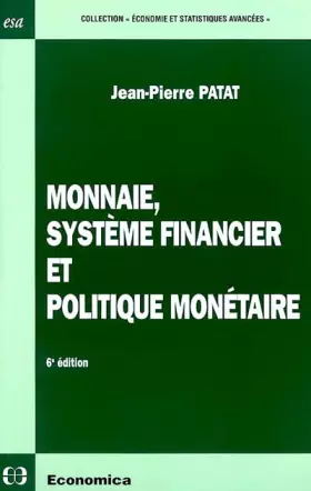 Couverture du produit · Monnaie, système financier et politique monétaire
