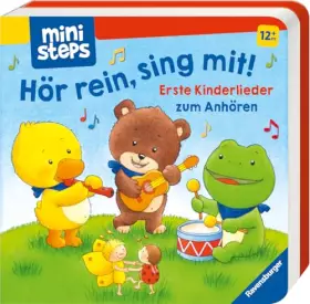 Couverture du produit · ministeps: Hör rein, sing mit! Erste Kinderlieder zum Anhören: Soundbuch ab 1 Jahr, Spielbuch, Bilderbuch: Ab 12 Monaten