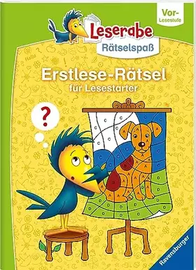 Couverture du produit · Ravensburger Leserabe Rätselspaß - Erstlese-Rätsel für Lesestarter - Vor-Lesestufe, Rätselbuch ab 5 Jahre