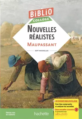 Couverture du produit · BiblioCollège Nouvelles réalistes (Maupassant)