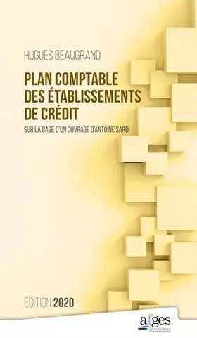Couverture du produit · Plan comptable des établissements de crédit