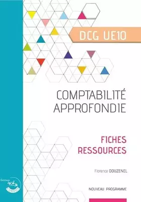 Couverture du produit · Comptabilité approfondie - Fiches ressources: UE 10 du DCG