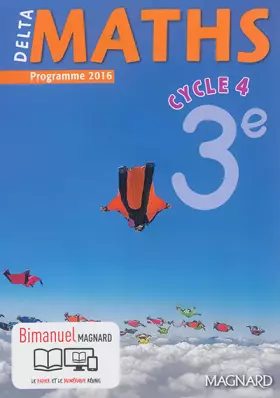 Couverture du produit · Maths 3e Cycle 4 Delta - Nouveau programme 2016