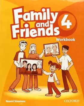 Couverture du produit · Family and friends level 4 workbook