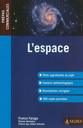 Couverture du produit · L'espace - Prépas commerciales 2013-2014: Prépas commerciales 2013-2014