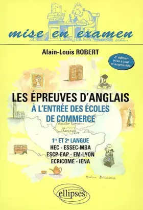 Couverture du produit · Epreuve d'Anglais a l'Entrée des Ecoles de Commerce