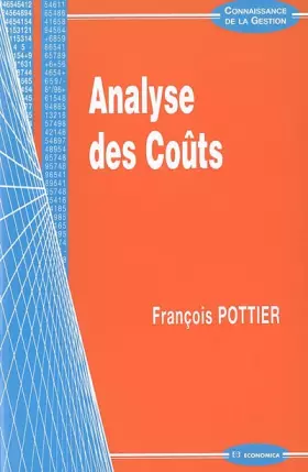 Couverture du produit · Analyse des Coûts