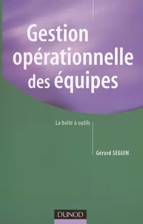 Couverture du produit · Gestion opérationnelle des équipes