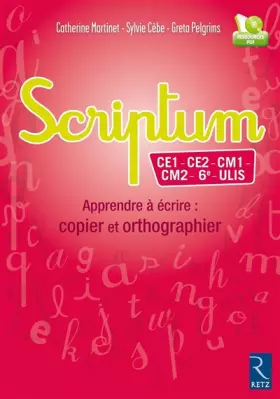 Couverture du produit · Scriptum - CE1-6ème et ULIS