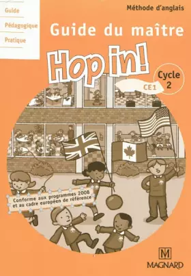 Couverture du produit · Anglais CE1 Hop in! : Guide du maître, programme 2008 (3CD audio)