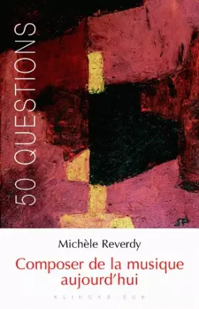 Couverture du produit · Composer de la musique aujourd'hui