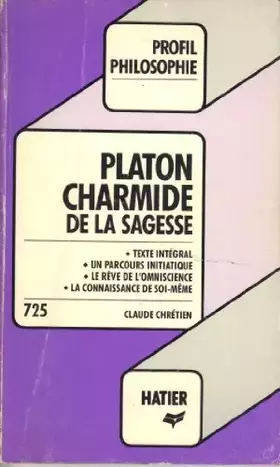 Couverture du produit · PLATON. Charmide
