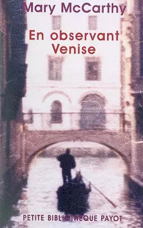 Couverture du produit · En observant Venise