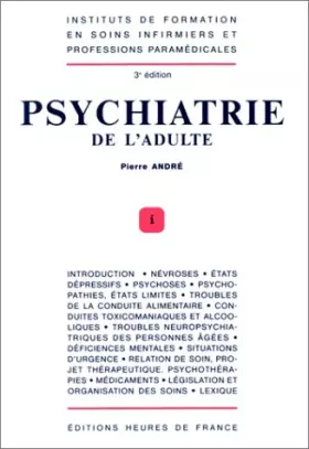 Couverture du produit · Psychiatrie de l'adulte