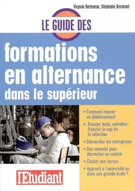 Couverture du produit · Le guide des formations en alternance dans le supérieur