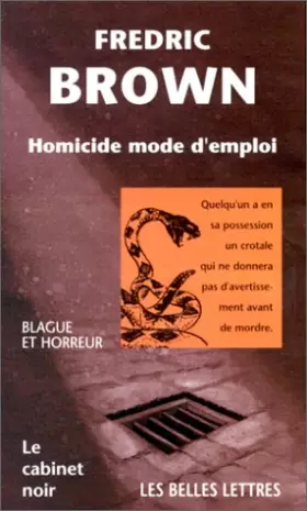 Couverture du produit · Homicide mode d'emploi