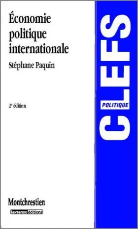Couverture du produit · Economie politique internationale