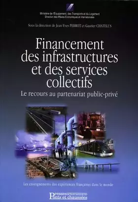 Couverture du produit · Financement des infrastructures et des services collectifs
