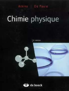 Couverture du produit · Chimie physique